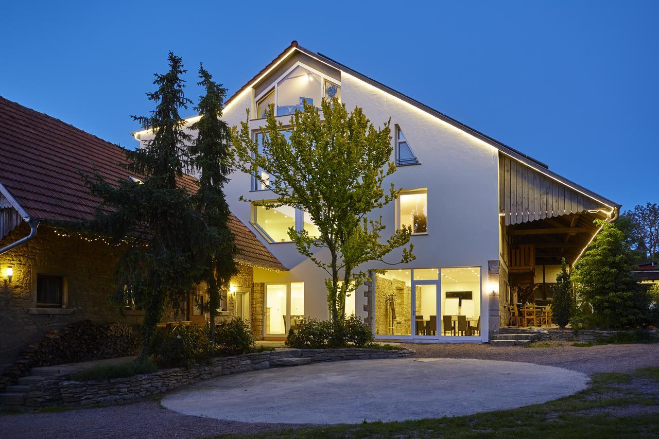 Urlaubsreiterhof Trunk Apartman Igersheim Kültér fotó